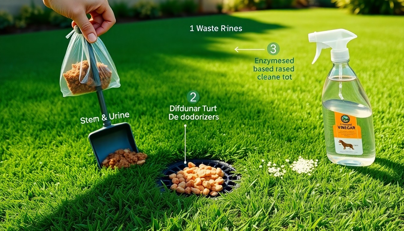 How to Clean Pet Waste from Artificial Turf