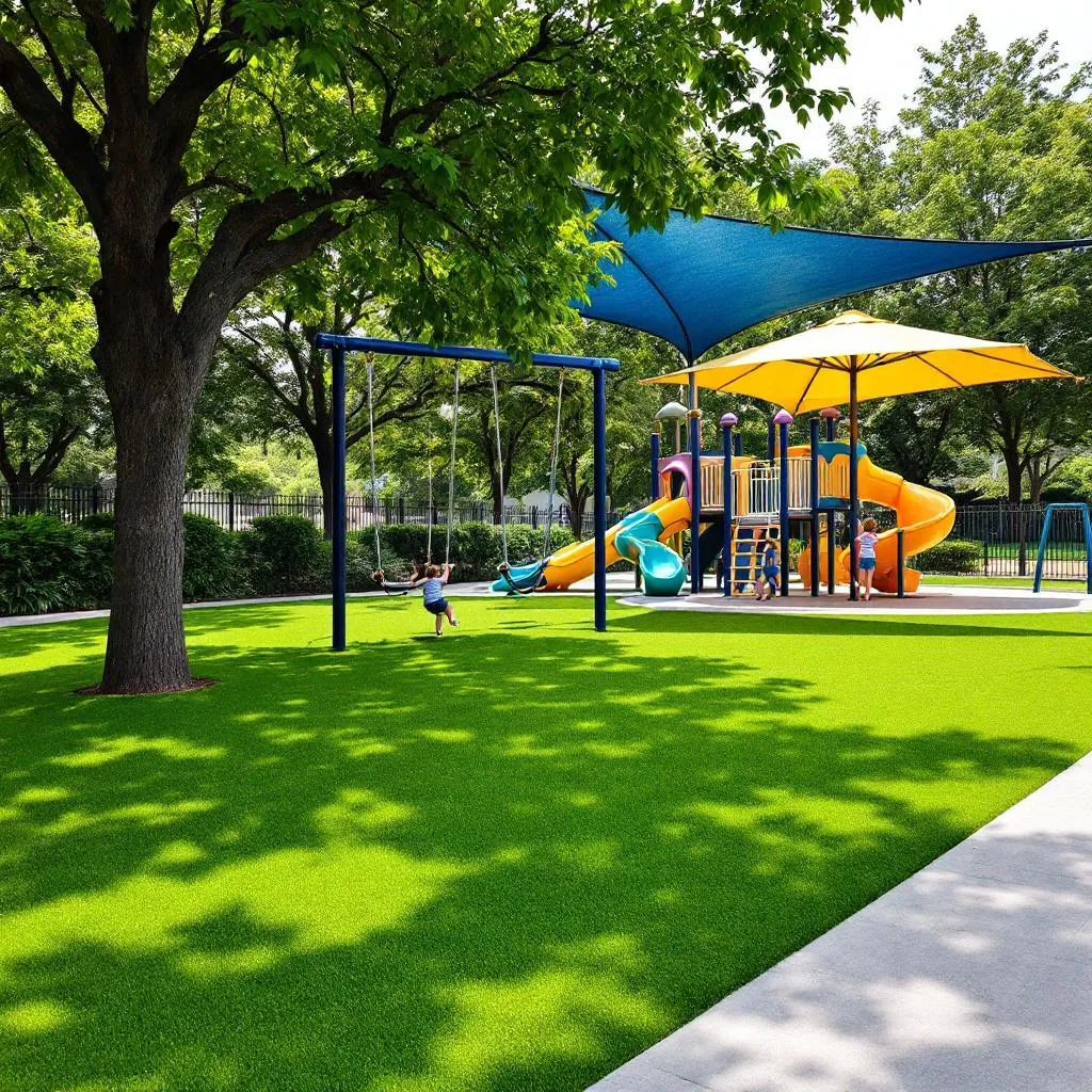 Shade-Friendly Playground Turf: What You Need to Know First