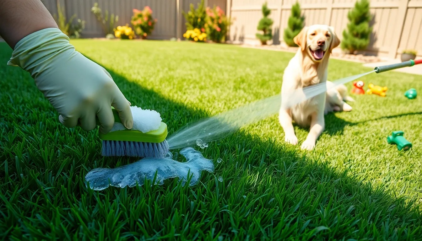 The Definitive Guide to Cleaning Pet Turf for DFW Homeowners