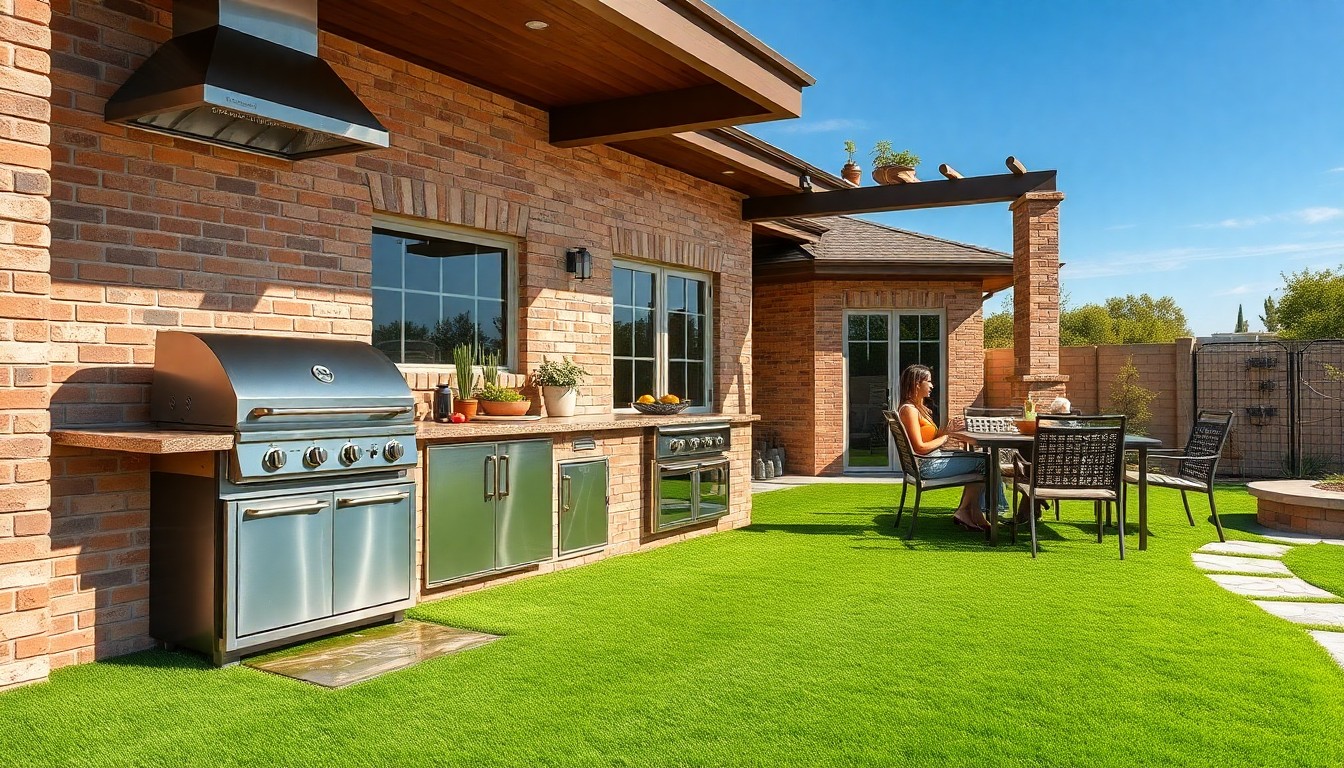 The Definitive Guide to Using Artificial Turf in DFW Outdoor Kitchens