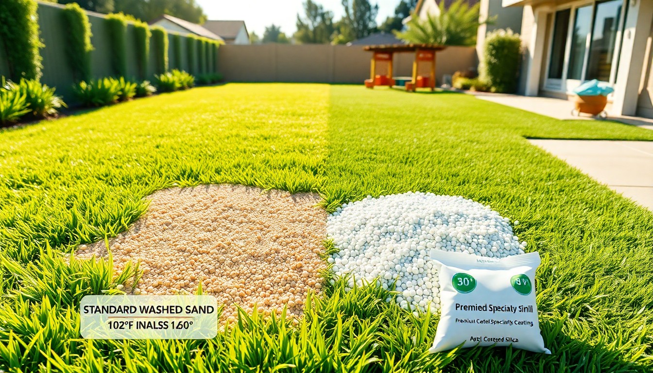 The Essential Difference Between Sand and Silica Infill for Artificial Turf