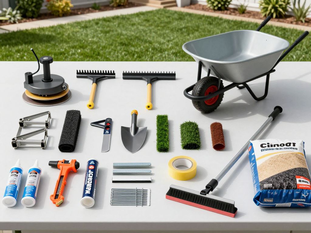 The Essential Toolkit for Professional Artificial Turf Installation