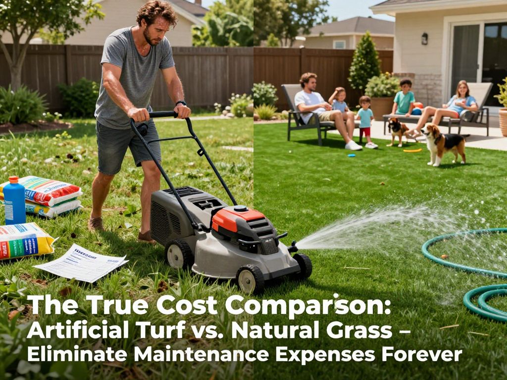 The True Cost Comparison: How Artificial Turf Eliminates Natural Grass Maintenance Expenses